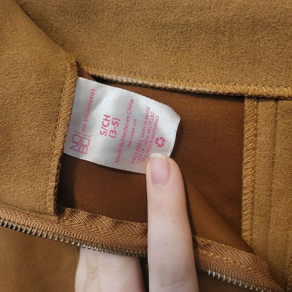 Burnt Orange Zip Skirt - Picture 2 of 3